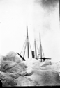 Image of The ROOSEVELT (?) moored beyond ice